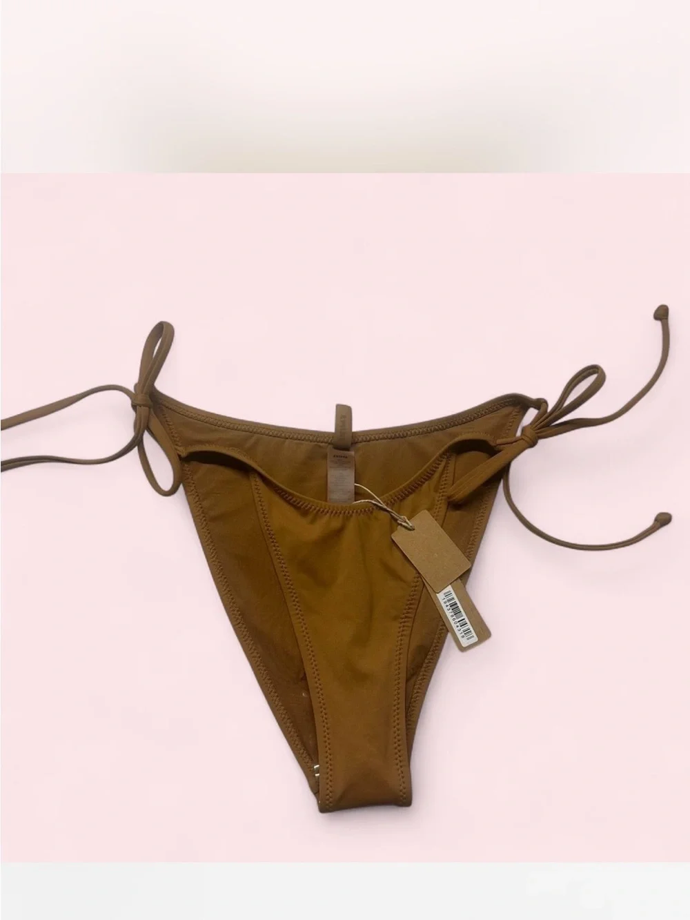 SKIMS Brown Tie-Side Bikini Bottom